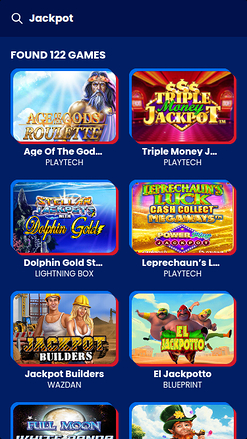 Jackpot mobile de BetNFlix