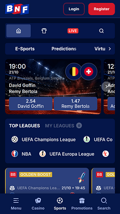 BetNFlix Sports Mobile