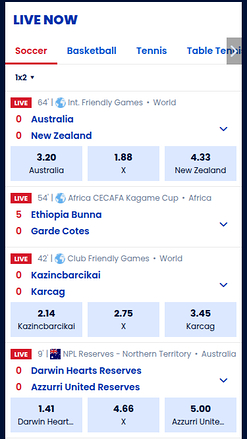 Sports mobiles de BetNFlix