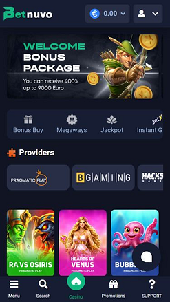 Développeurs de jeux mobiles de casino BetNuvo