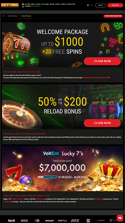 Promozioni mobile di Betonic