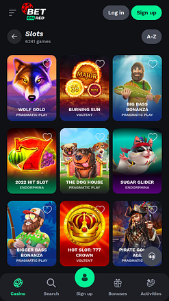 BetOnRed Casino Mobile Games