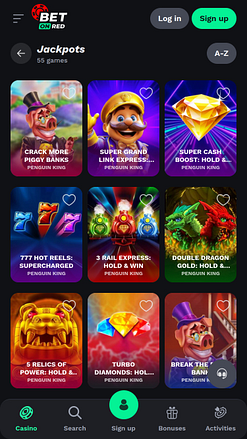BetOnRed Casino Mobile Jackpot