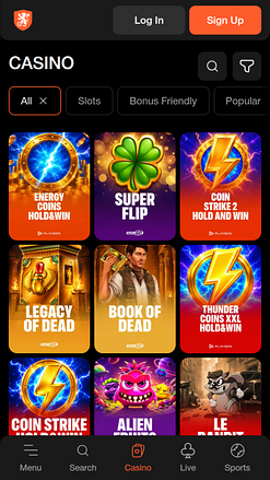 Betoranje Casino Mobile Games