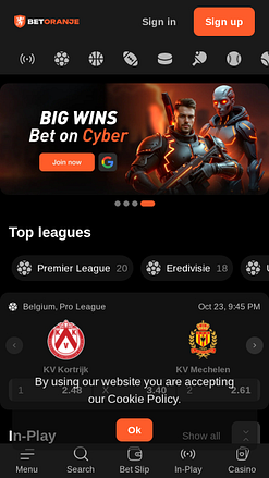 Mobiler Sport von Betoranje Casino