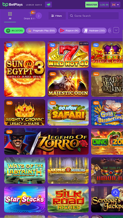 Juegos móviles de BetPlays Casino