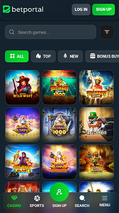 Betportal Casino Mobile Games