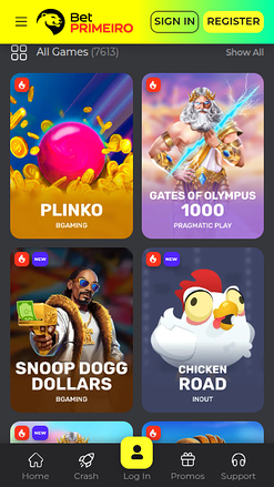 Jeux mobiles de BetPRIMEIRO Casino