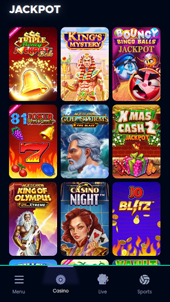 Betrino Casino Mobile Jackpot