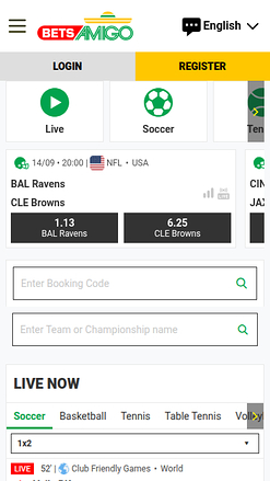 Bets Amigo Mobile Sports