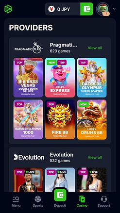 Sviluppatori di giochi per dispositivi mobili di casinò Bets.io