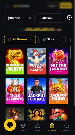 Betstaro Casino Mobile Jackpot