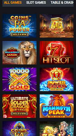 Jeux mobiles de Betstro Casino