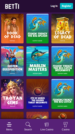 Juegos móviles de Betti