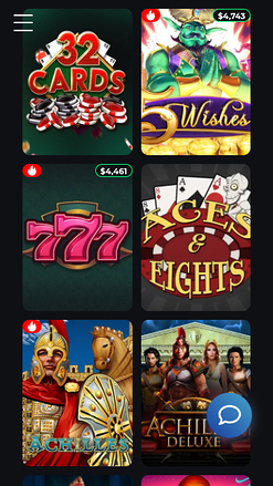 BettyWins Casino Mobile Games