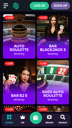 Betzard Casino Mobile Live Dealer