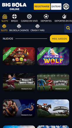 Juegos móviles de Big Bola Casino