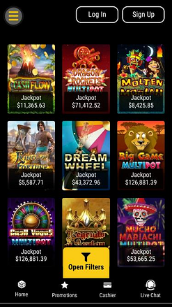 Мобильный джекпот Big Dollar Casino
