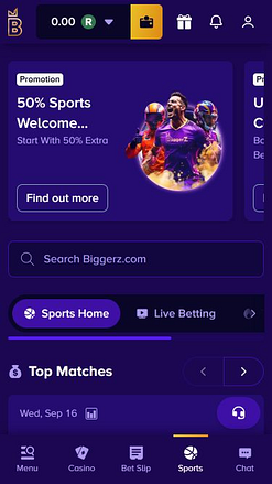 Biggerz Casino Deportes Móviles