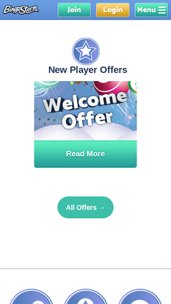 Promozioni mobile di Bingo Storm Casino