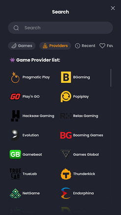 Développeurs de jeux mobiles de Bitkingz Casino