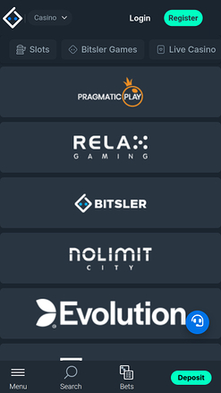 Bitsler Casino Mobile Game Developers