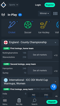 Bitsler Casino Mobile Sports