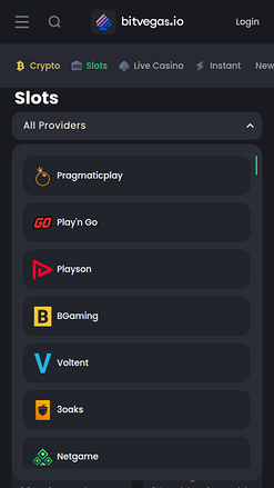 Développeurs de jeux mobiles de BitVegas Casino