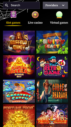 Jeux mobiles de Black Magic Casino