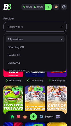 Développeurs de jeux de casino BlazeBet Mobile