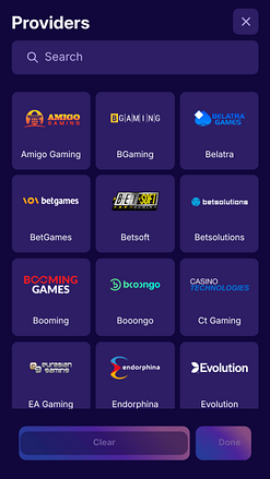 Développeurs de jeux BlindLuck Casino pour mobile