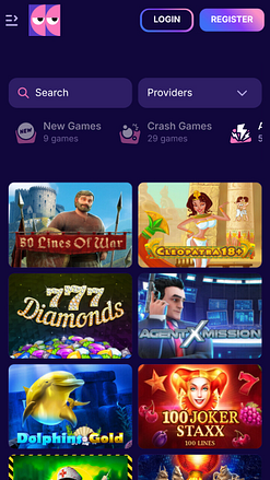 Jeux de casino BlindLuck pour mobile