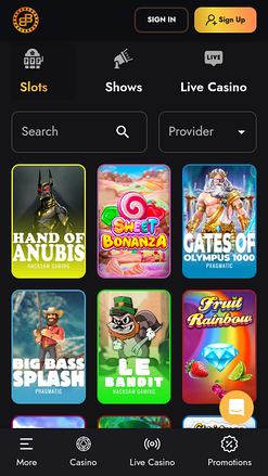 Jeux mobiles de BlockBets Casino