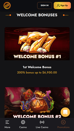 Promotions mobiles de BlockBets Casino