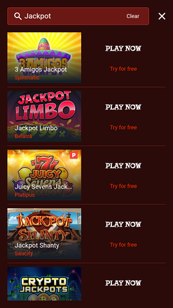 Jackpot mobile de Blood Moon Casino