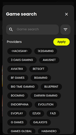 Мобильные разработчики игр BluffBet Casino