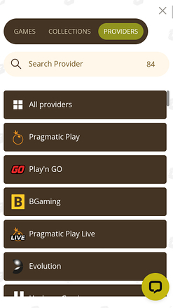 Développeurs de jeux mobiles de Bob Casino