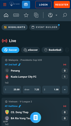 Sports mobiles de Bof Casino