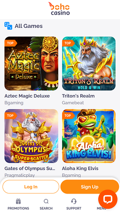 Boho Casino Mobile Games