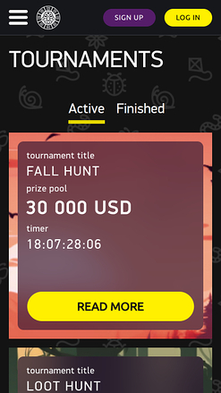 Tournois mobiles de Bonanza Game Casino