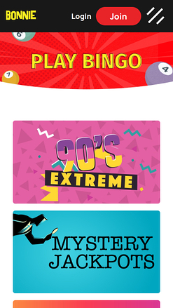 Bingo de Bonnie Bingo sur mobile