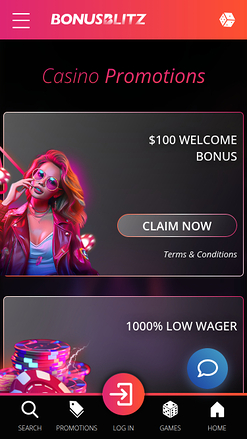 BonusBlitz Casino Mobile-Aktionen