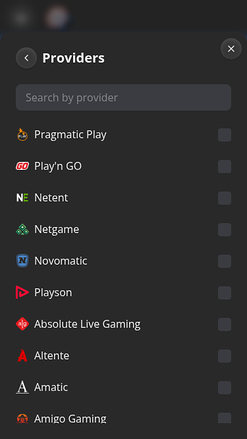 Développeurs de jeux mobiles de BruceBet Casino