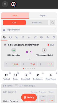 Sports mobiles de BruceBet Casino