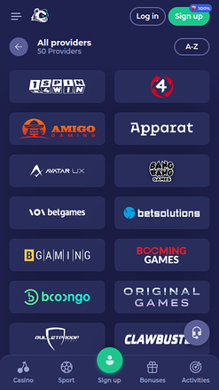 Desarrolladores de juegos móviles de Bruno Casino