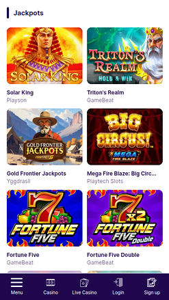 Bote de Bullsbet Casino para móvil