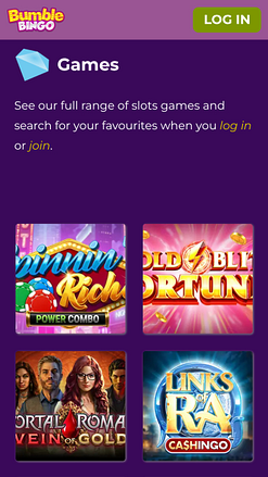 Jogos para celular Bumble Bingo