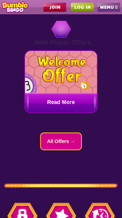 Promozioni mobili di Bumble Bingo