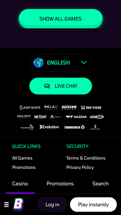Buumi Casino Mobile-Spielentwickler