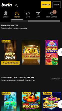 Bwin Casino Mobile-Startseite